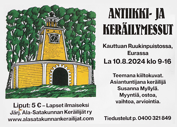 antiikki- ja keräilymessut ilmoitus